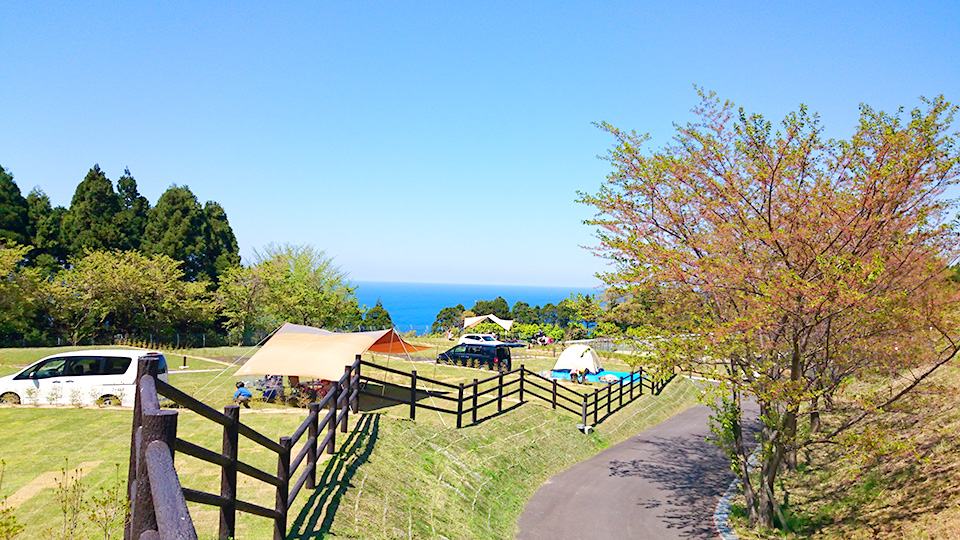 ガラガラ山越前水仙の里キャンプ場